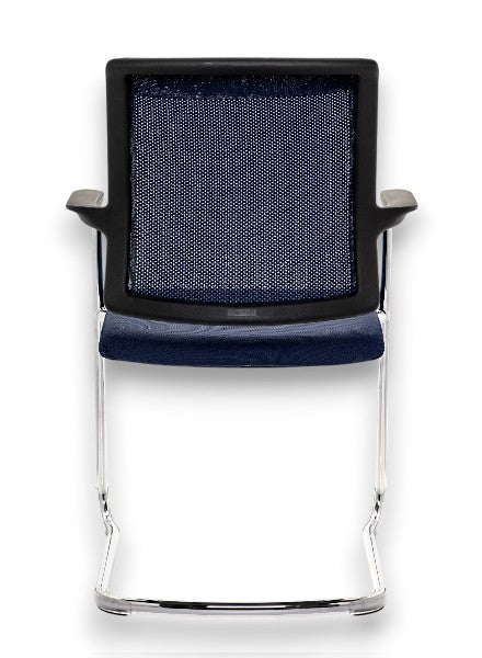 Interstuhl Joyce JC502 – Bezoekersstoel met Swingframe, Era Stoffering en Netbespannen Rug