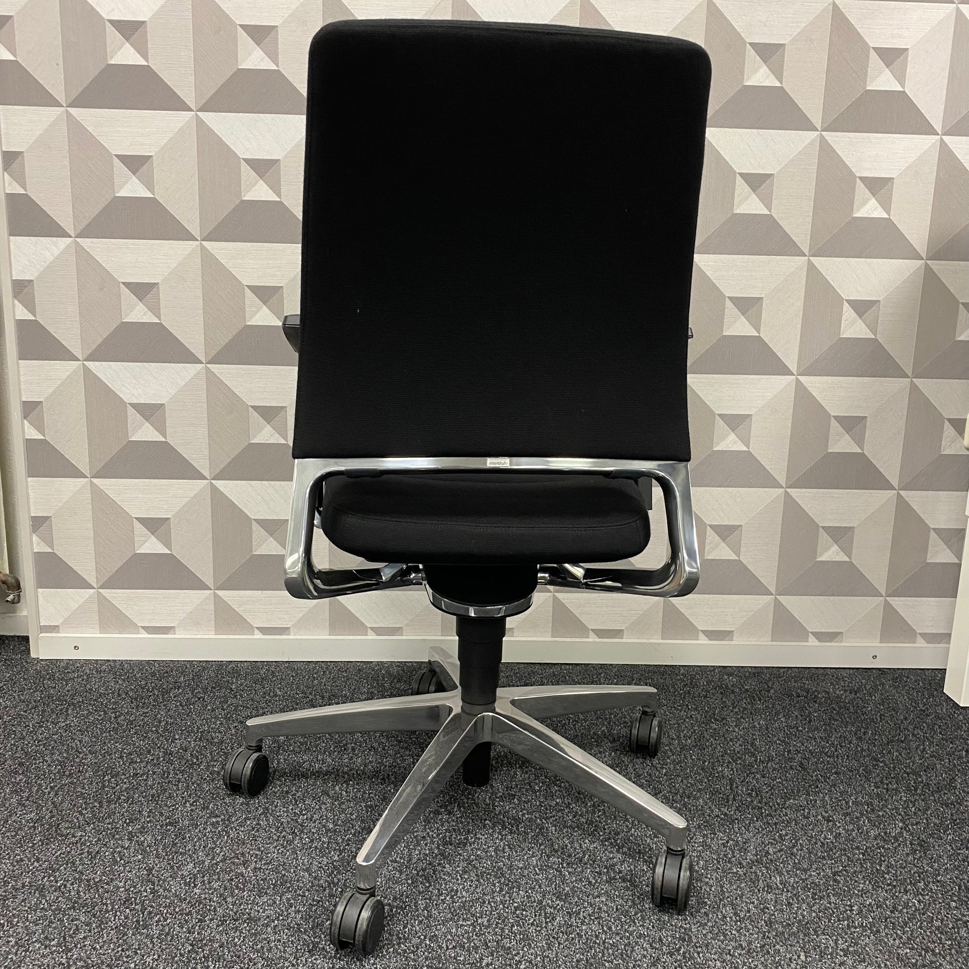 Interstuhl Vintage 17V2 – Bureaustoel met Middelhoge Rugleuning en Fame Stoffering