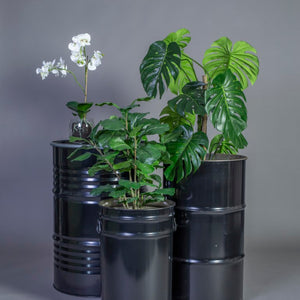 Götessons Oil Drum – Industriële Plantenbak, 62 Liter