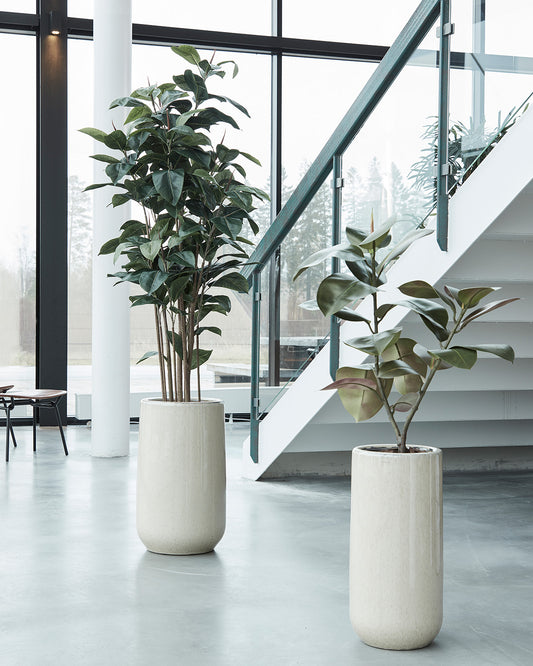 Götessons Ficus Robusta 1800 – Grote Kunstplant met Donkergroene Glanzende Bladeren
