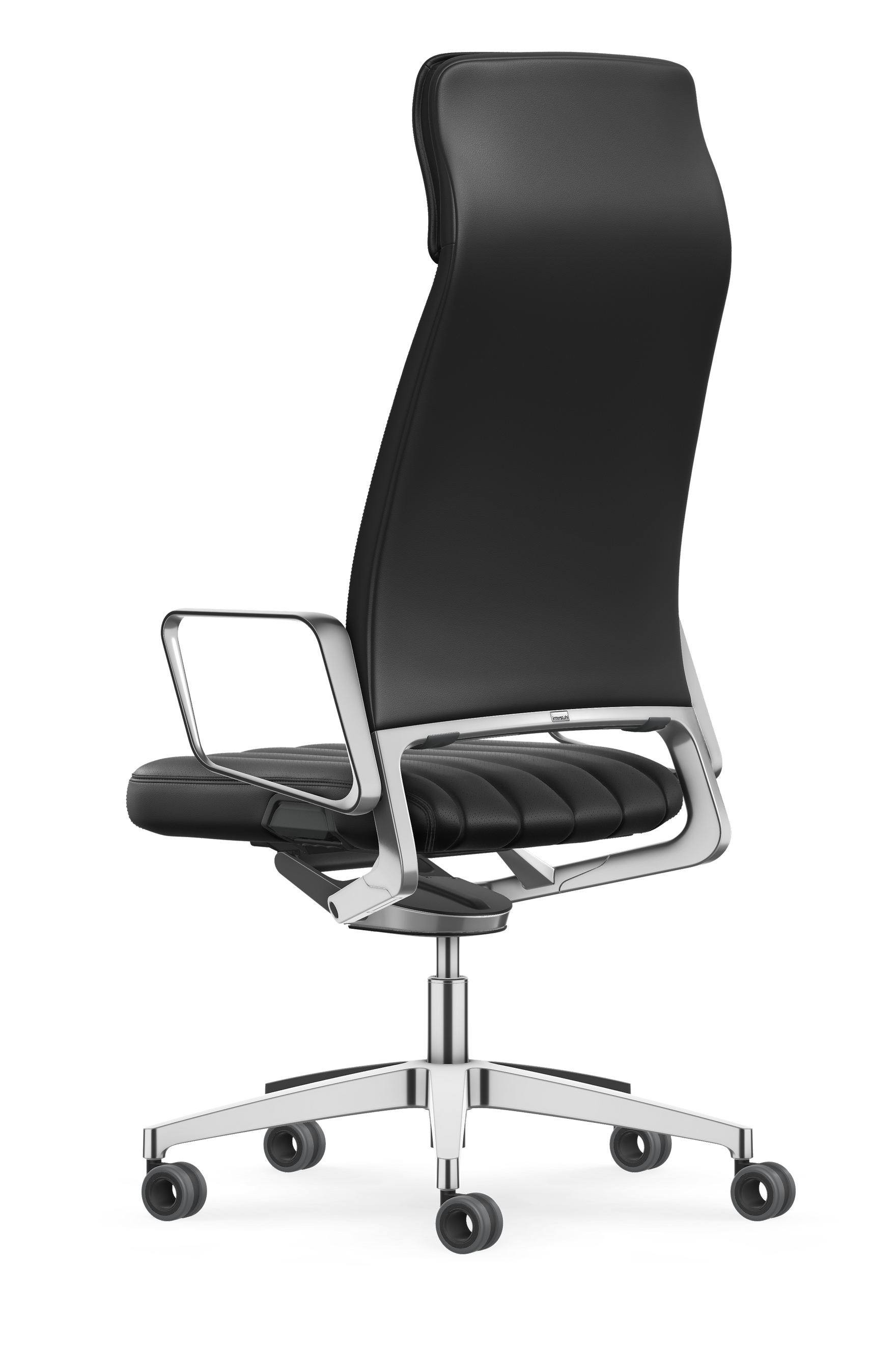 Interstuhl Vintage 32V4 – Draaifauteuil met Hoofdsteun en Leder Ascot
