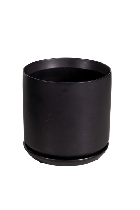 Götessons Palermo Black – Keramische Plantenpot, 4 Liter
