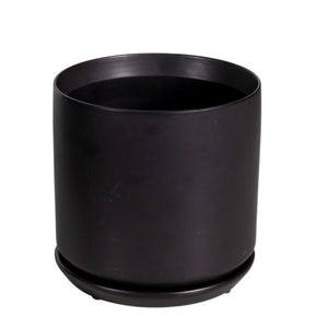 Götessons Palermo Black – Keramische Plantenpot, 7 Liter