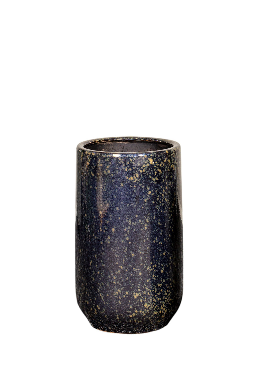 Götessons Napoli Large – Luxe Keramische Plantenpot van 50 Liter, Bruin/Zwart