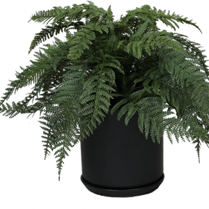 Götessons Palermo Black – Keramische Plantenpot, 4 Liter