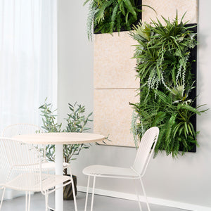 Götessons Flora Panel – Akoestisch Plantenpaneel 580 x 580 mm met Houten Frame