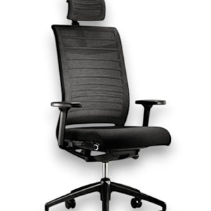 Interstuhl Hero 265H – Bureaustoel met Remix Stoffering, Hoofdsteun en 4D Armleggers
