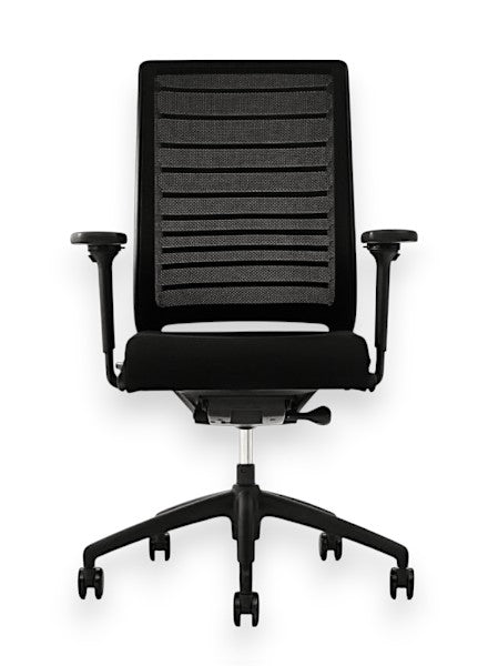 Interstuhl Hero 172H – Bureaustoel met 3D Netbespanning en Zwarte Era Stoffering
