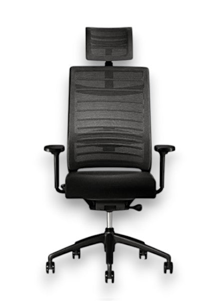 Interstuhl Hero 265H – Bureaustoel met Remix Stoffering, Hoofdsteun en 4D Armleggers