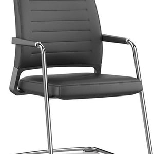Interstuhl Vintage 57V0 – Hoge Conferentiestoel met Swingframe en Fame Stoffering