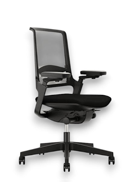 Interstuhl Movy 14M8 – NPR 1813 Bureaustoel met Netbespannen Rug en Era Stoffering