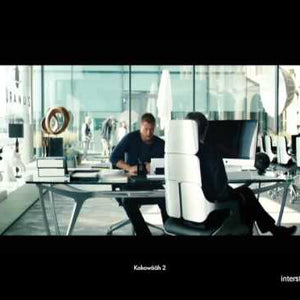 Interstuhl Silver 262S – Middelhoge Draaifauteuil met Medley Stoffering en Gepolijst Aluminium