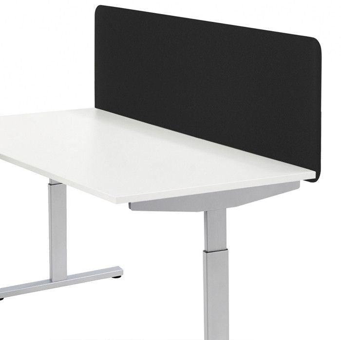 Tica Opzetwand – 160 cm Gestoffeerd in Zwart