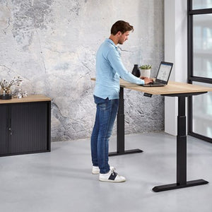 Tica Y Zit/Sta Bureautafel – 200×80 cm - Elektrisch Verstelbaar 65–130 cm