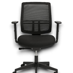 Tica Basic – Bureaustoel Zitting Lucia Stoffering en Netweave Rugleuning