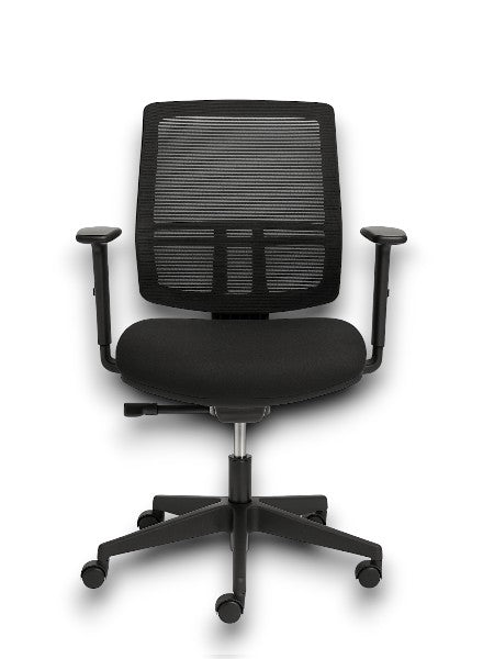 Tica Basic – Bureaustoel Zitting Lucia Stoffering en Netweave Rugleuning