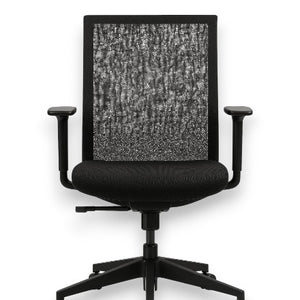 Tica Mesh – Bureaustoel met Netwave Rugleuning en Gestoffeerde Zitting