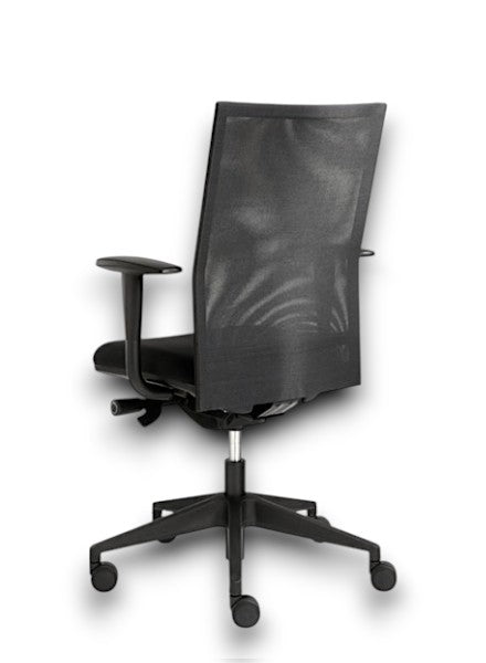 Tica Mesh – Bureaustoel met Netwave Rugleuning en Gestoffeerde Zitting