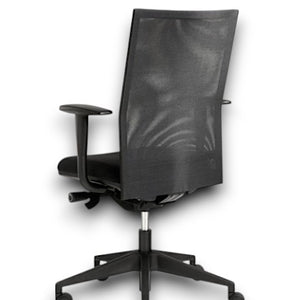 Tica Mesh – Bureaustoel met Netwave Rugleuning en Gestoffeerde Zitting