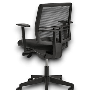 Tica Basic – Bureaustoel Zitting Lucia Stoffering en Netweave Rugleuning
