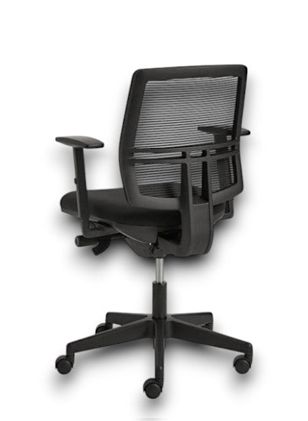 Tica Basic – Bureaustoel Zitting Lucia Stoffering en Netweave Rugleuning
