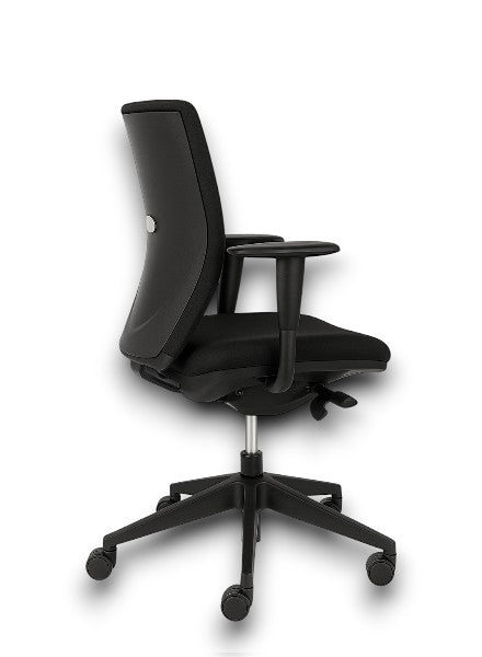 Tica Basic – Bureaustoel met Zwarte Lucia Stoffering