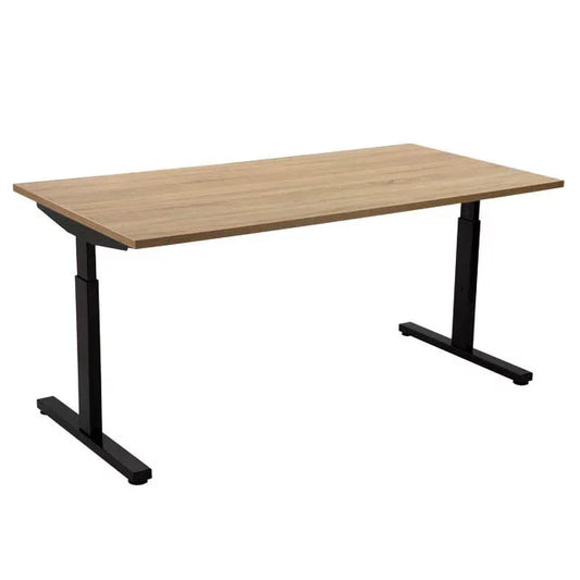 Pinta Bureautafel – 140×80 cm met HI Melamine Blad (Verstelbaar 62–86 cm)